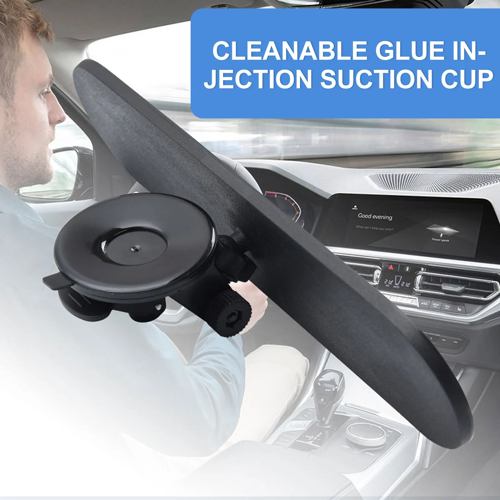 

1Pcs Rotatable Rear View Mirror Practical and Efficient 360 Degree Rotation Wide Angle Vehicle Interior Mirror Auto ,