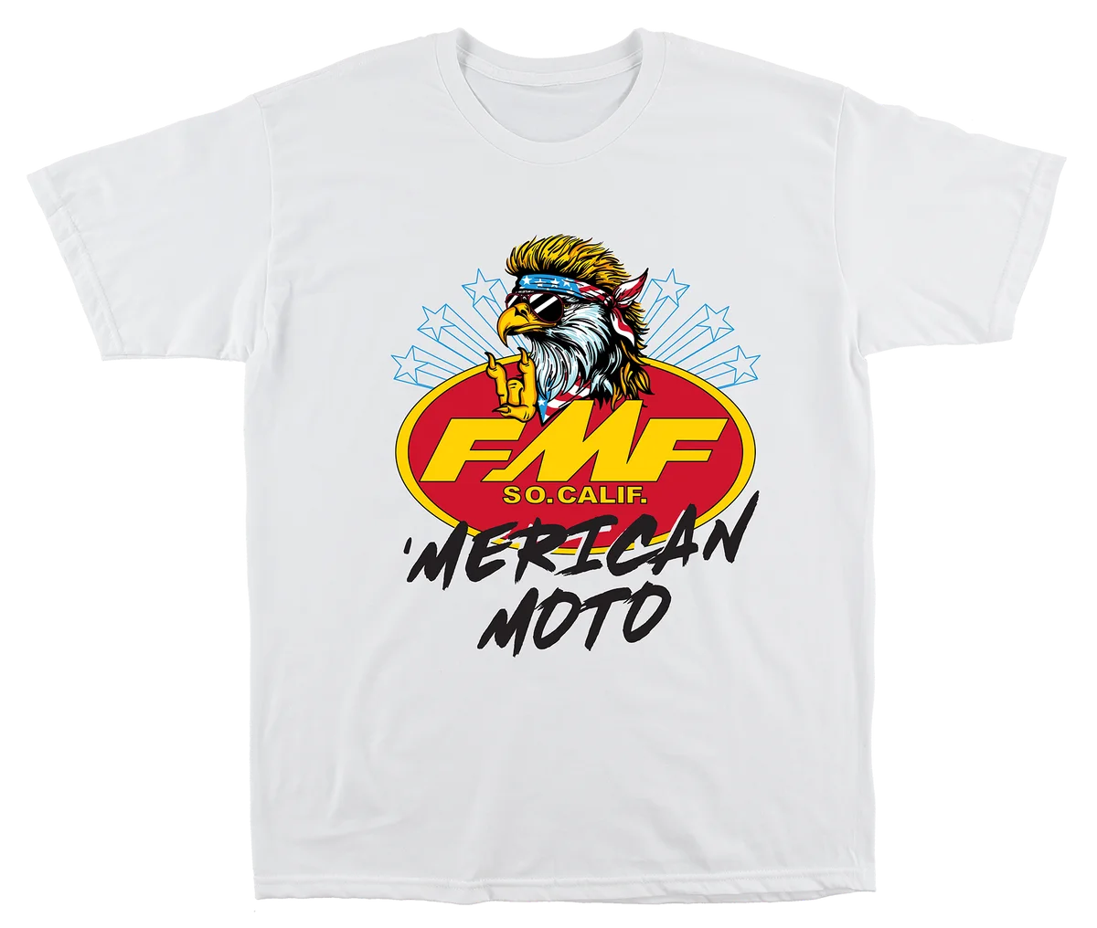 Neues FMF Racing Grafik-Baumwoll-T-Shirt, Unisex, Sommer, kurzärmelig, modische Marken-T-Shirts, luxuriöses, lässiges Vintage-T-Shirt