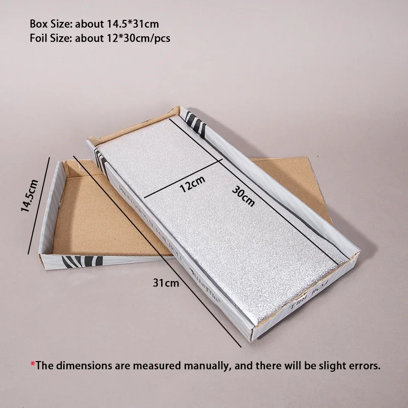 300 Sheets Silver Embossed Hair Foils Highlighting Non Slip Coloring Aluminum Foil Tin Salon Perm Foil Styling Tools 12*30cm