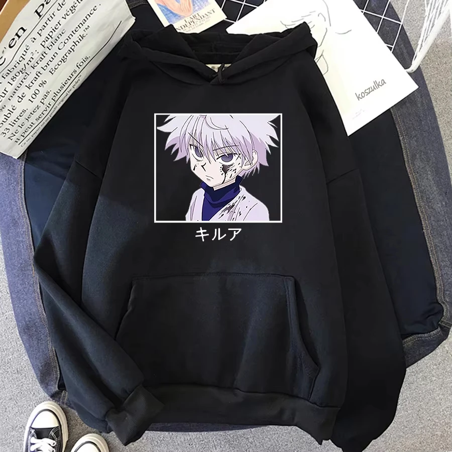 Hunter X Hunter sweatshirt Sports Graphic Oversized Unisex hoodies Fashion Hip Hop Street Trendy Fleece warm Casual high quality