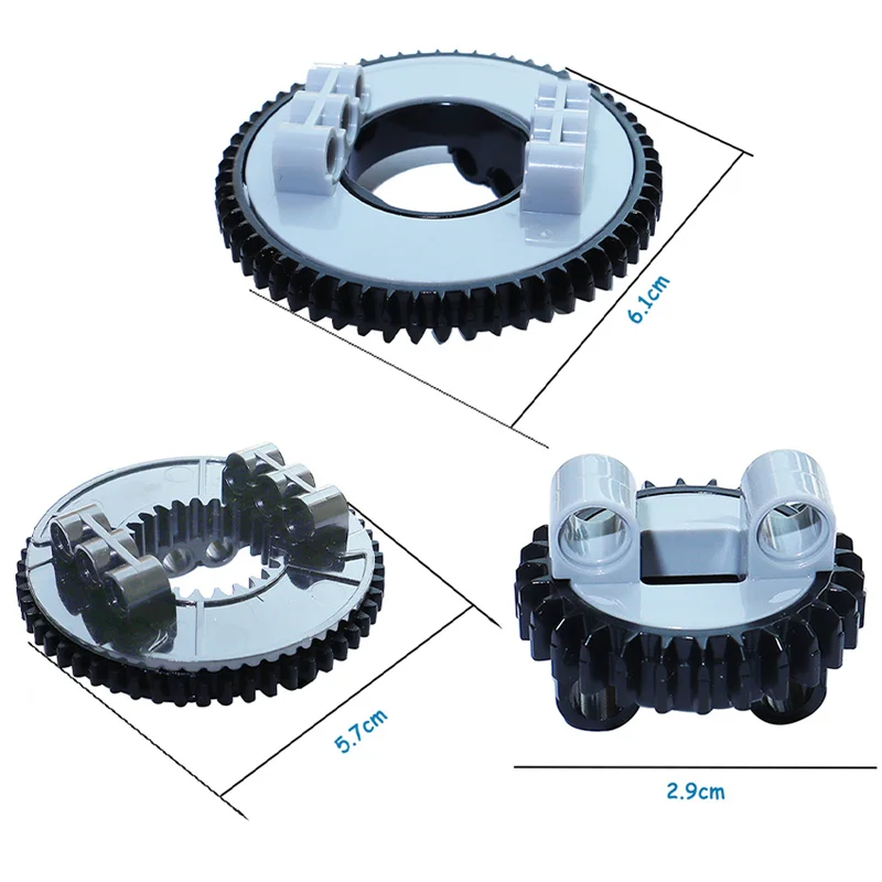 18938 18939 48452 50163 99009 99010 60 denti Bricks collezioni Bulk Modular GBC Toys per tecnici MOC blocchi di edifici fai da te