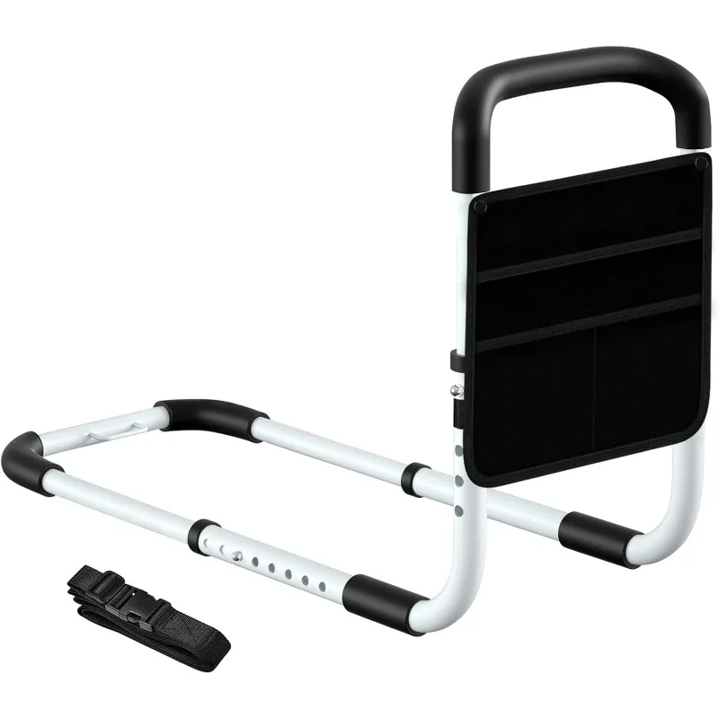 

Bed Rail - Bed Rails for Elderly Adults - Medical Bed Support Bar Mobility Assistant with Free Storage Bag and Fixin