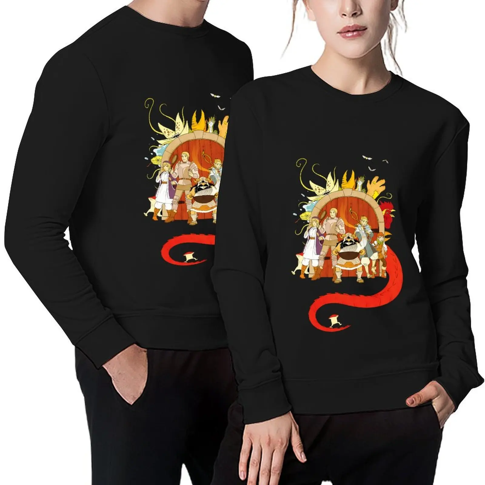 

Dungeon Meshi Lets Eat Pullover winter clothes blouse korean clothes men clothes oversize sweatshirts