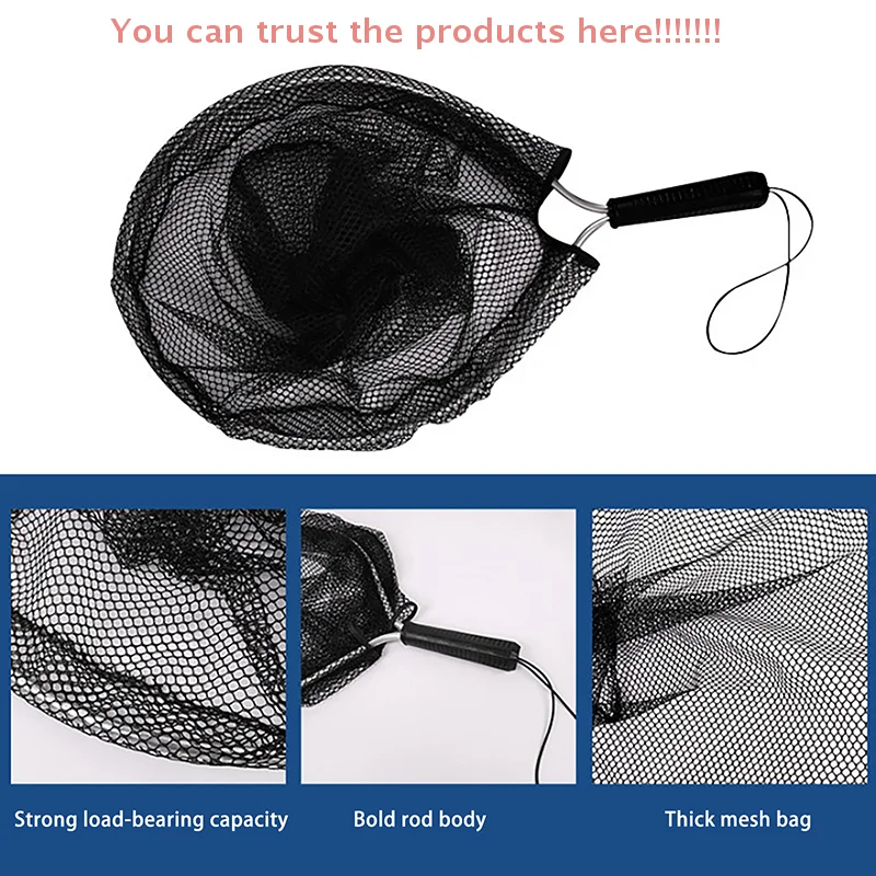 

Fly Fishing Landing Net For Friends And Family And Fisherman With Corrosion Resistant Durable Handle Knotless Mesh Gift