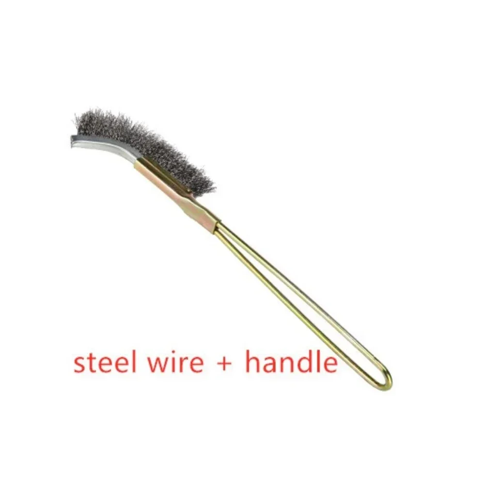 1pcs Wire Brush Metal Rust Remove Rust Brushes Steel Brass Nylon Cleaning Brushes Polishing Detail Metal Brushes Cleaning Tools