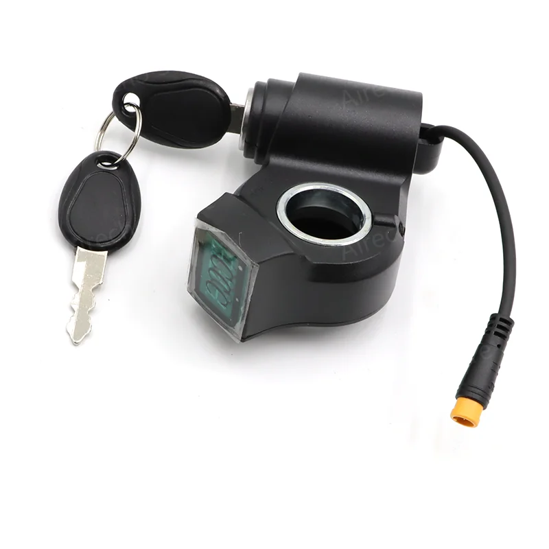 Original Voltmeter Digital Display for For Blade GT II Blade 9 /10 Blade X Electric Scooter Ignition Switch Lock with Keys Parts