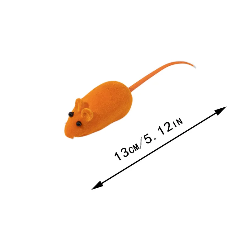 Sound Gummi Simulation Maus Haustier Katze Spielzeug interaktiv für Kätzchen Zubehör Geschenke Emaille Maus Biss beständigkeit – Detail 6