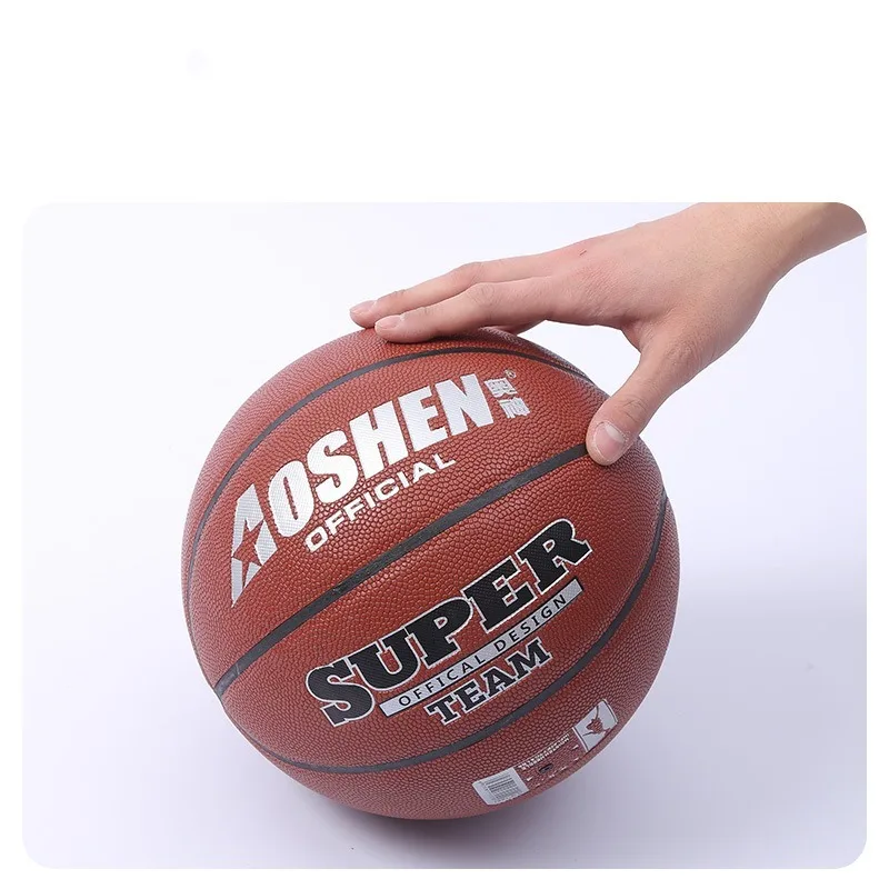 Official Size 7 Basketball TPU Wear-resistant Anti-slip Practicing Ball Adults Indoor Outdoor High Elastic Match Basketball