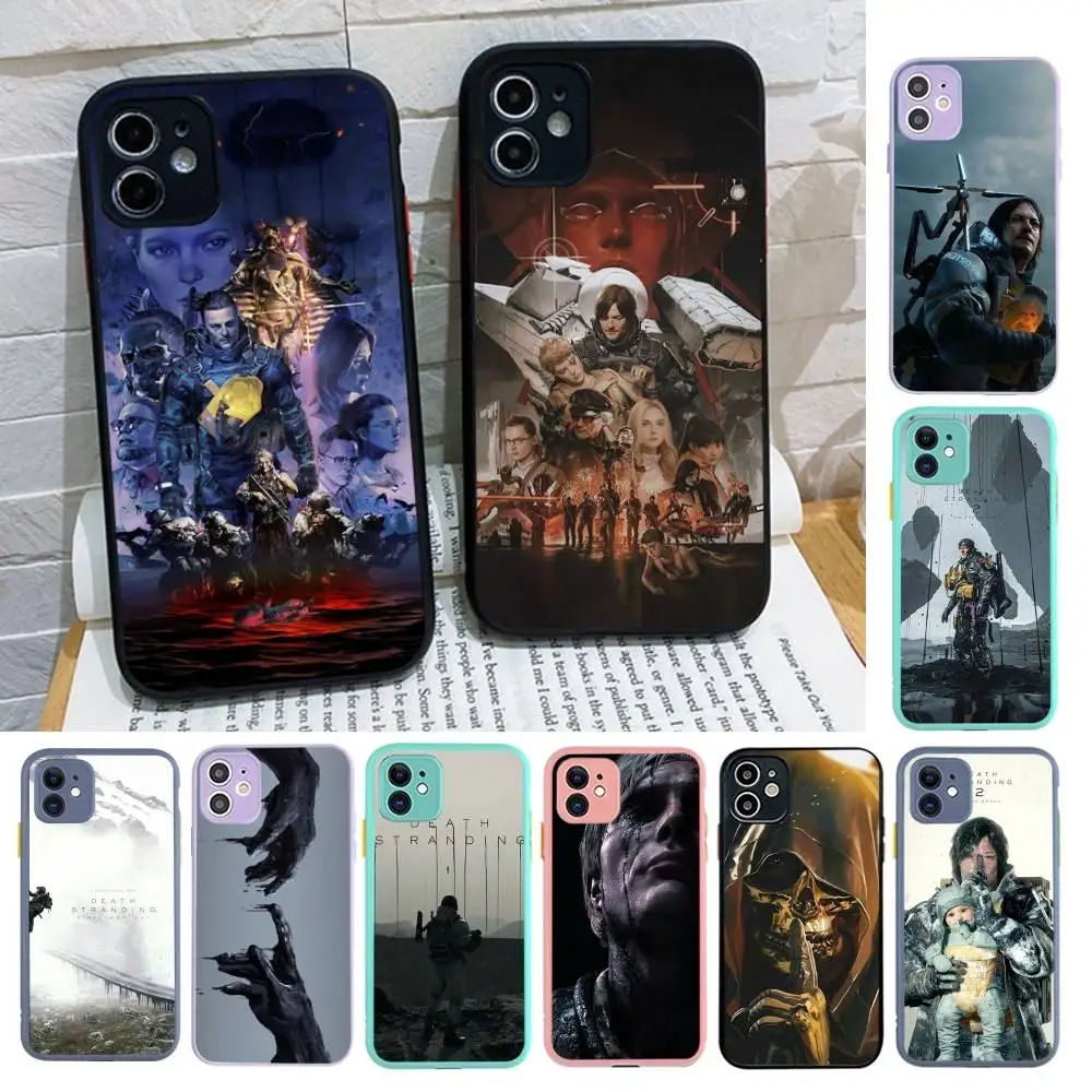

Popular Adventure Game D-Death S-Stranding Phone Case For IPhone 16 15 14 11 12 13 Pro Max Plus 12 XS Max Back Cover Matte Case