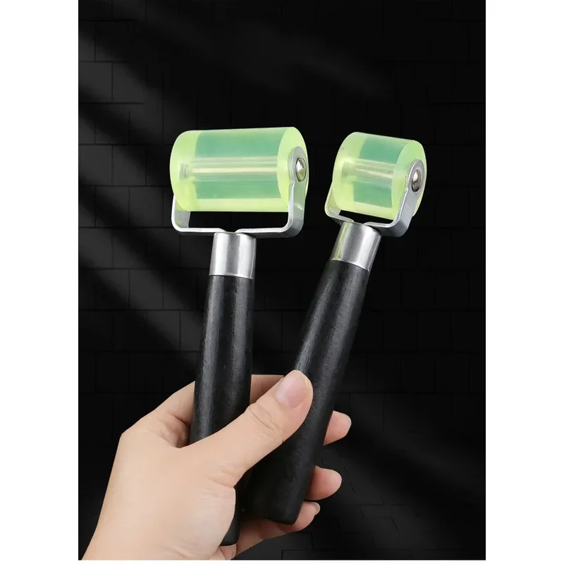 3/5cm Width Rubber Seam Roller for Wallpaper Car Sound Deadener Application Sticky Mural Pressure Rolling Wheel