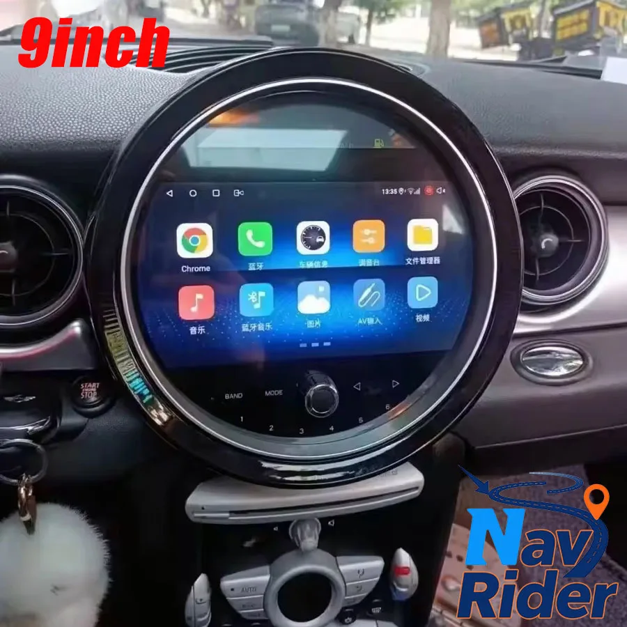 Android Screen Car LCD Dashboard Cluster For BMW Mini One Cooper R55 R56 Peaceman Clubman Navigation Carplay Multimedia Player