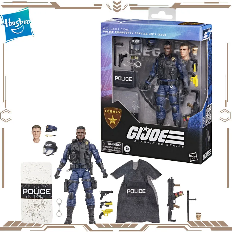 

Hasbro Original G.I. Joe Police Emergency Service Unit (ESU) Action Figure Toys for Boys Girls Gift Collectible Ornaments