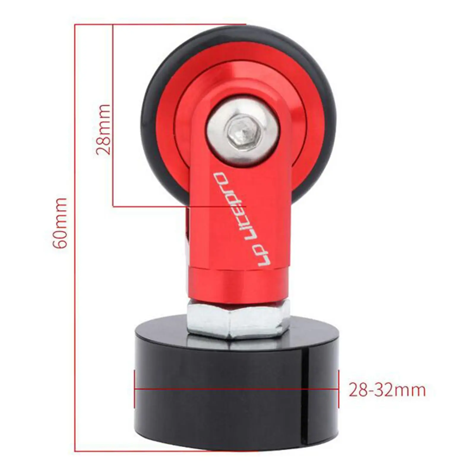 Lightweight EZ Wheels Roller Mounted Embedded 33.9mm Seatpost Folding Bike Seat Tube Auxiliary Casters Alloy for Travel