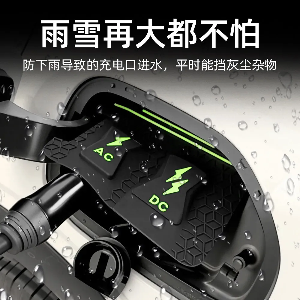 OIMG For Zeekr 001 7X 007 009 9X Charging Gun Rain Cover Fuel Door Charging Port Cover Waterproof Exterior Accessories Custom Fi