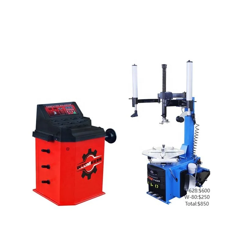 T-628 workshop tyre shop equipment and tools tire service package solution tire changer machine and balancer