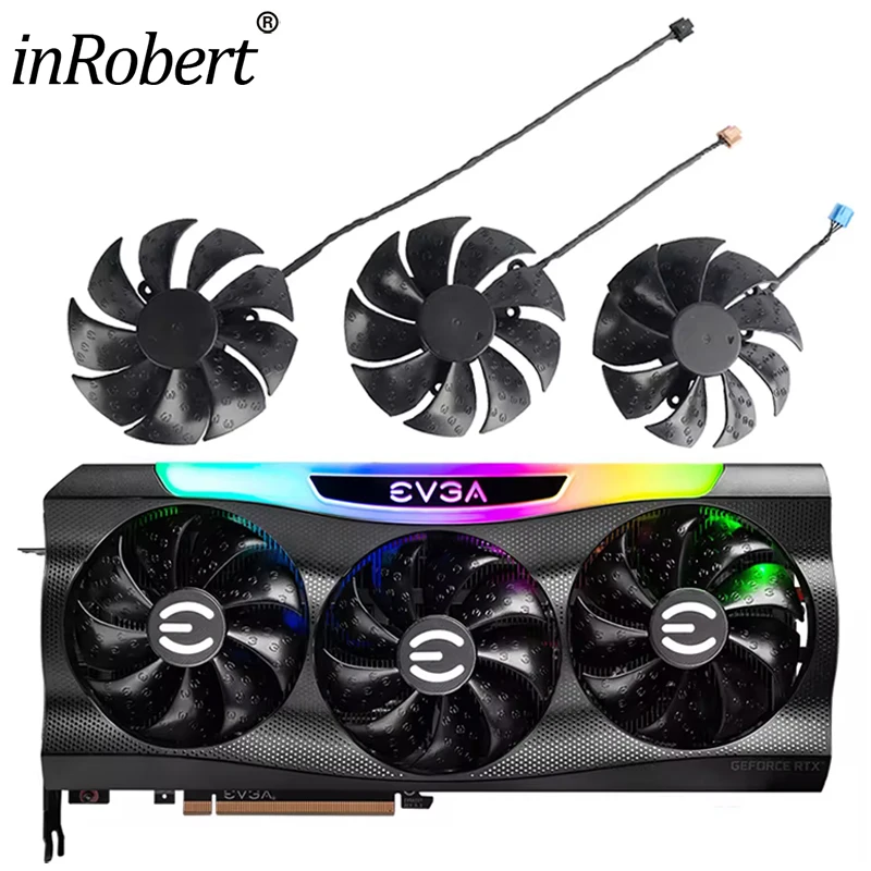 

87MM PLD09220S12H Replacement Cooling Graphics Fan For EVGA GeForce RTX 3070 3080 3080Ti 3090 FTW3 ULTRA Graphics Card Fan