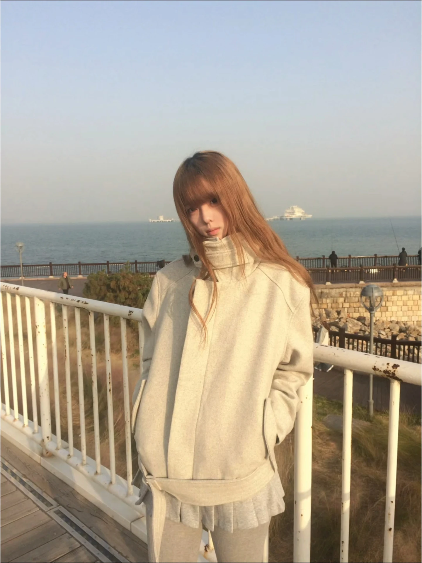 

Мужская шерстяная куртка в американском ретро-стиле, осенне-зимняя, из твидовой ткани, с эффектом деконструкции, премиум-класса