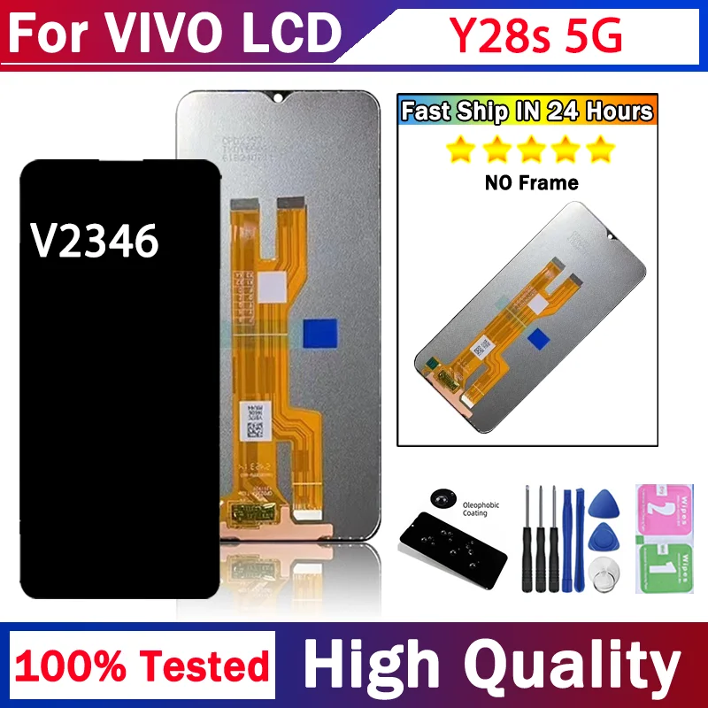 Display LCD Touch Da 6.56'' Per VIVO Y28S (V2346) E V03 (V2332), Sostituzione Schermo Con Kit Strumenti
