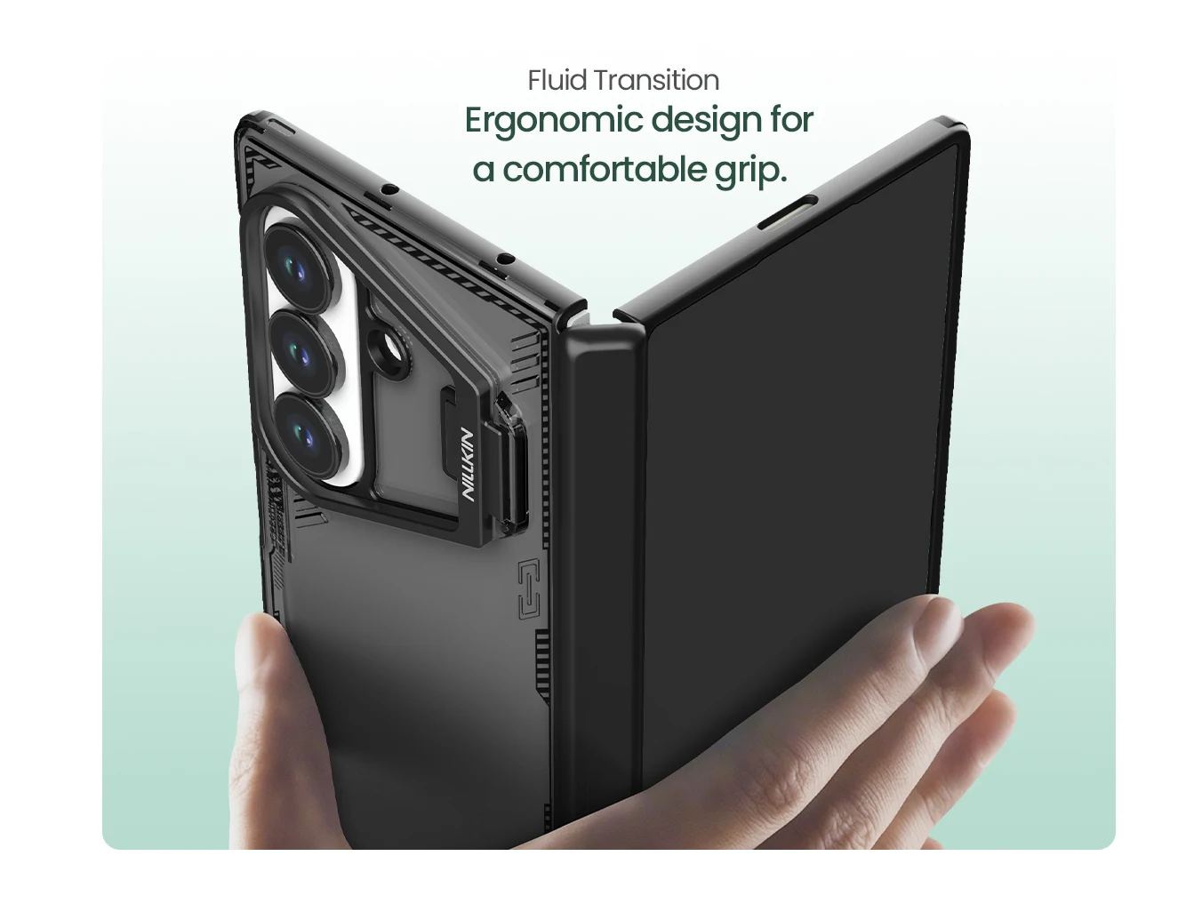 

Чехол Nillkin для Samsung Galaxy Z Fold 7 5G 360 Iceblade Prop с подставкой для камеры Fold 360, чехол для конфиденциальности объектива, чехлы для телефонов