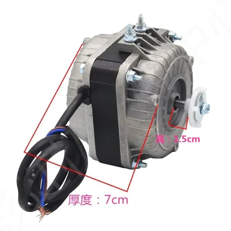 40W Shipping Genuine Goods Refrigerator Freezer Cooling Fan Motor Condenser Shaded Pole Asynchronous
