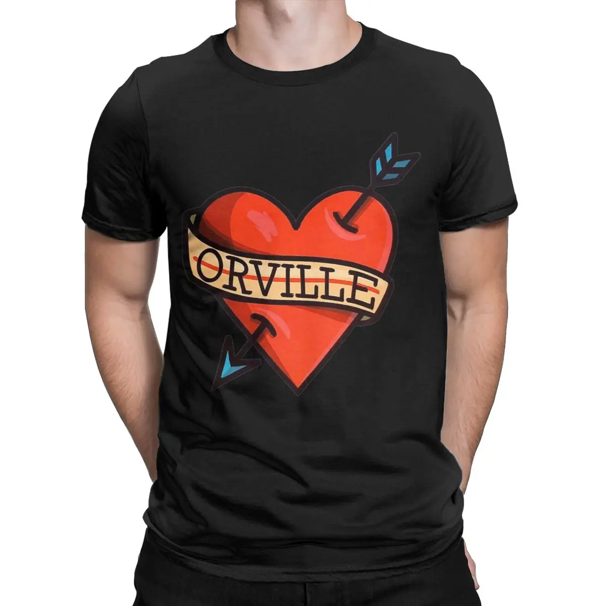 All Seasons Men Women Orville Peck Heart Art T Shirt Accessories Novelty 100% Cotton Stampede Tour 2024 T Shirts Top Tee Clothes