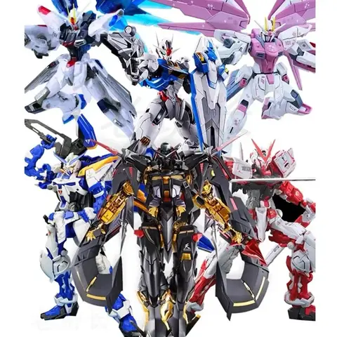 Anime MOBILE SUIT GaoGao XingDong XingFeng JMS Assembled Model HG 1/144 Hi-v FREEDOM Strike UNICORN Barbatos Toy Action Figure
