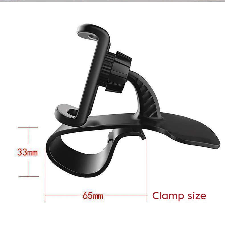 Universal Mobile Car Phone Holder Clip Mount CellPhone Stand In Car GPS Support Bracket for iPhone Samsung Portable Car Holder