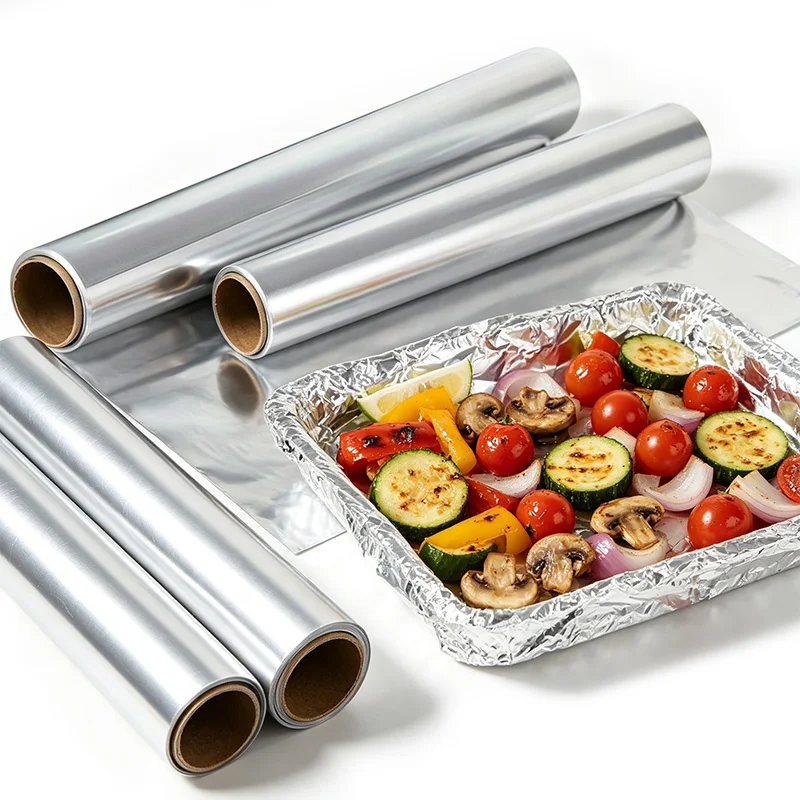 1/2/3 Aluminum Foil Roll Household Foil Foil Foil Roll Barbecue Baking Food Wrapping Preservation Multi-purpose Kitchen Tools