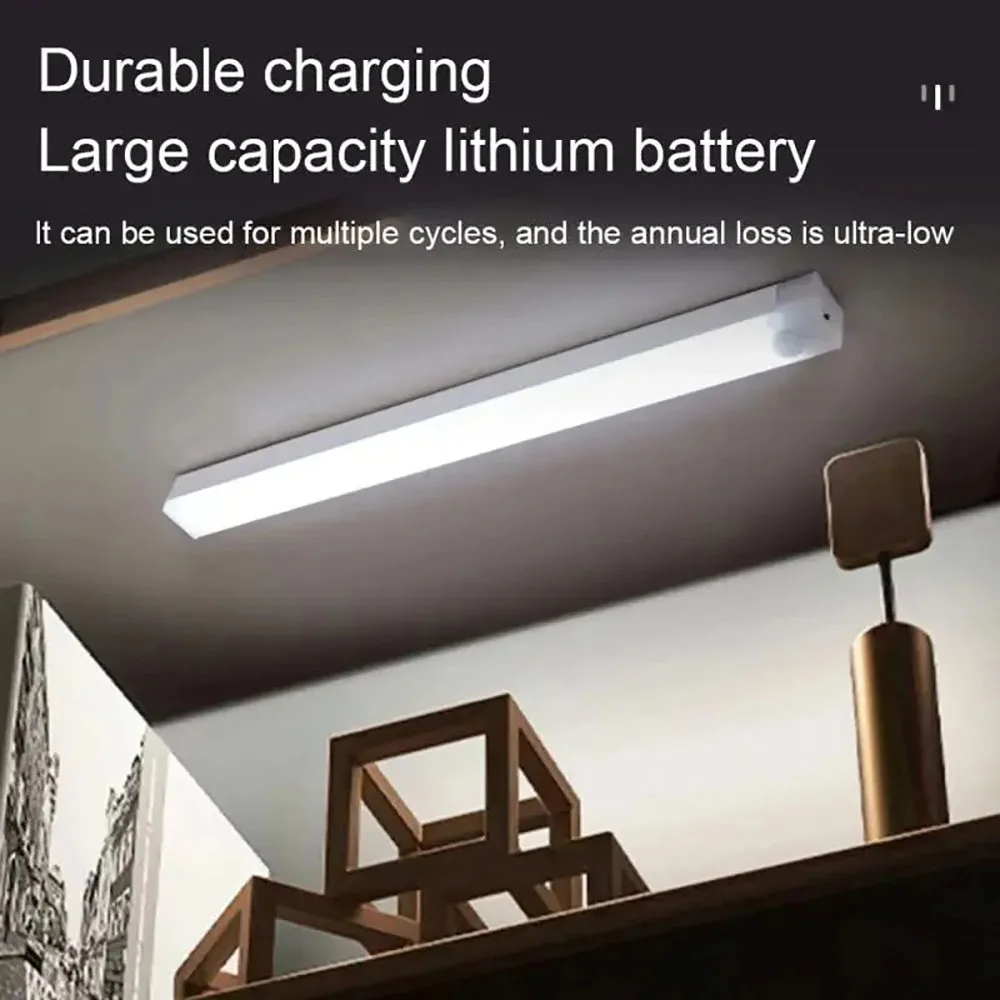Veilleuse avec détecteur de mouvement, sans fil, aste par USB, lampe d'armoire, lampe de garde-robe, sous-éclairage pour la cuisine