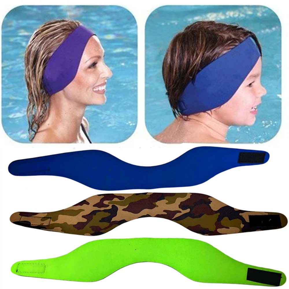 Swimming Ear Hair Band For Women Men Adult Children Neoprene Ear Band Swimming Headband Water Protector Gear Head Band