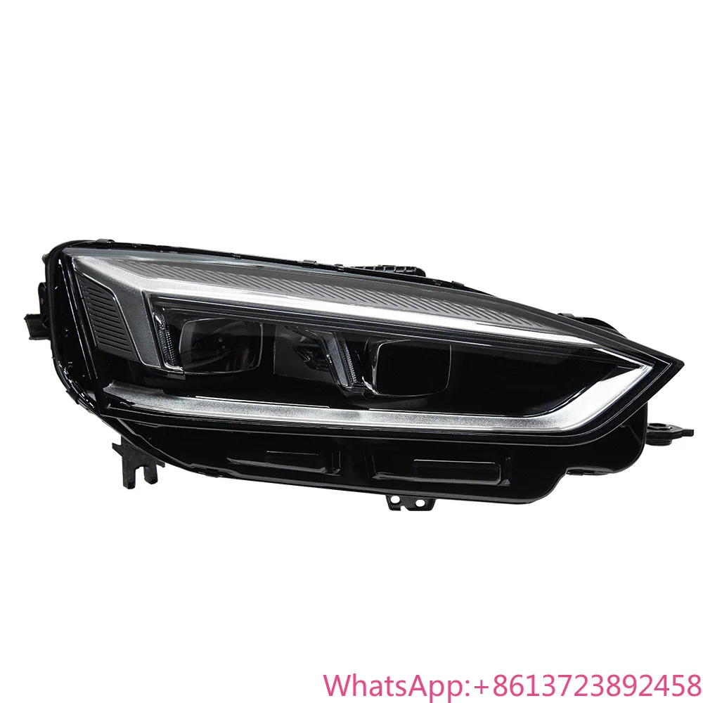 AKD Car Model for Audi A5 2017-2019 LED DRL Dynamic Signal High and Low Beam Day Running Light DRL Light Auto Lamps