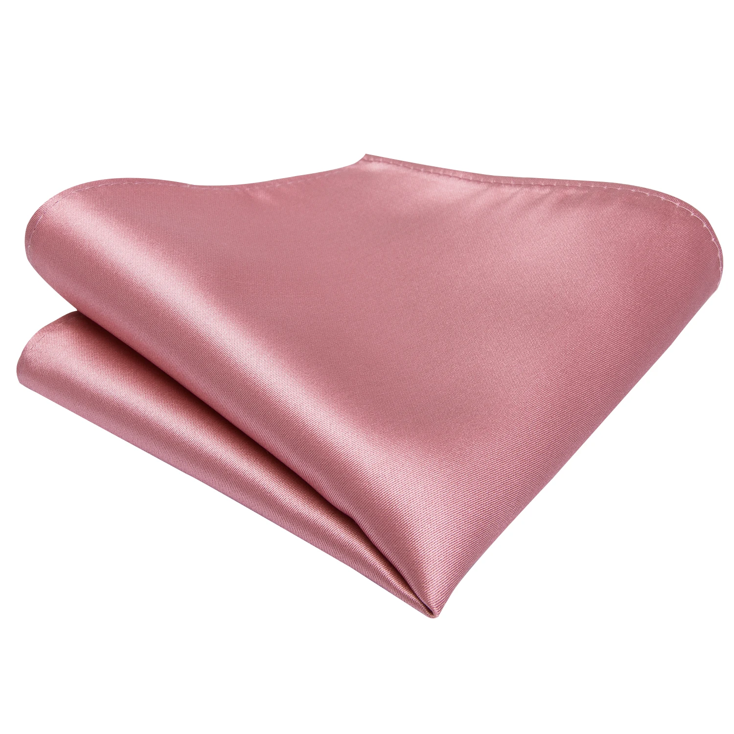 Dusty Pink Solid 2023 Dasi Pria Elegan Baru Hanky Cufflink Dasi Sutra untuk Pria Pesta Pernikahan Merek Fashion Bisnis Hi-Tie