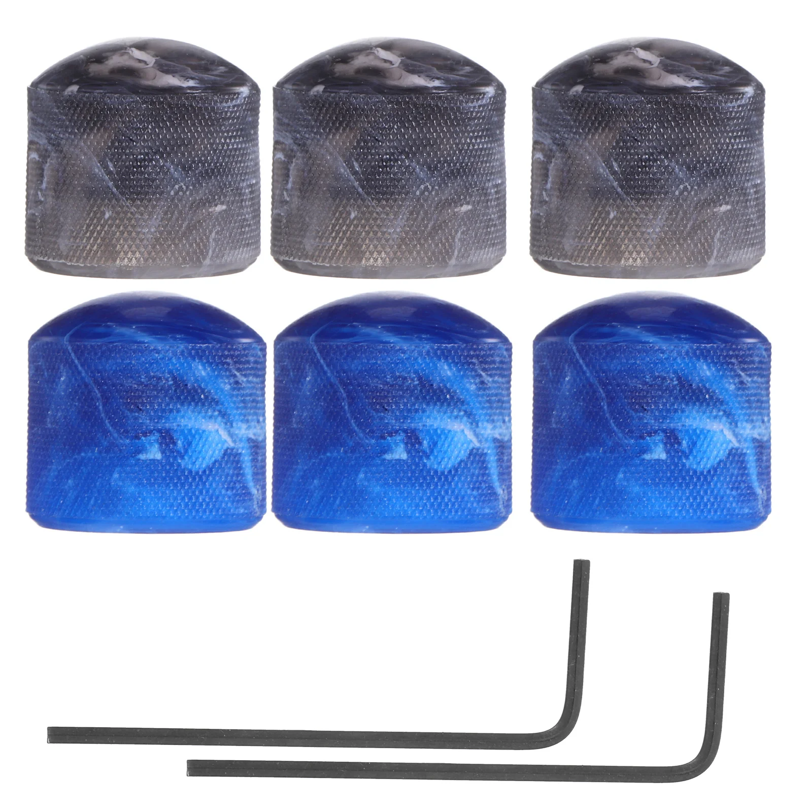 

2 Sets Electric Guitar Accessories Knobs Parts Plastic and Supplies Control Potentiometer