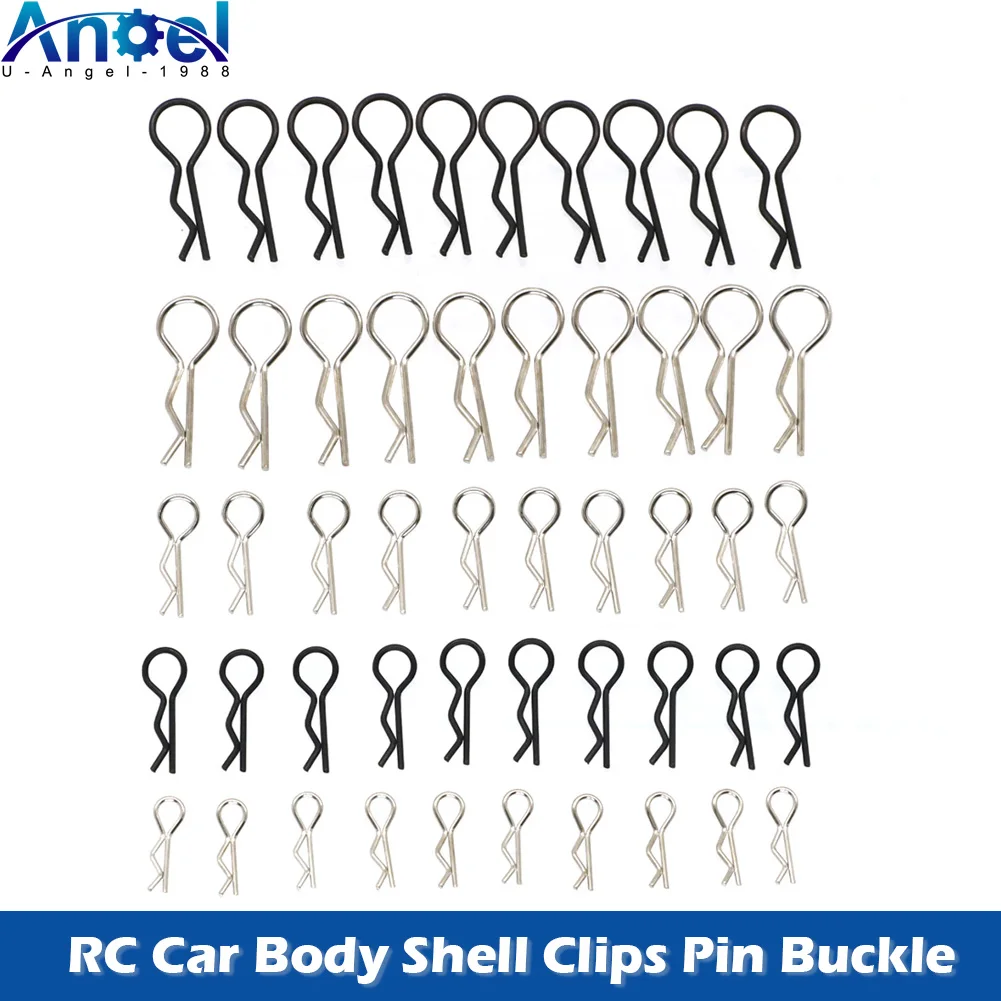 

100pcs RC Car Body Shell Clips Pin Buckle 1/10 1/12 1/16 for Traxxas Hsp Redcat Rc4wd Tamiya Axial scx10 D90 Hpi RC Car Parts