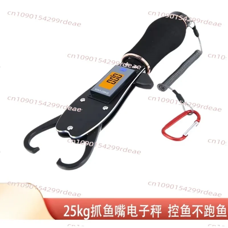 Stainless Steel Fish Gripper with Scale Portable Electronic Fishing Scale Multi-function Fish Controller