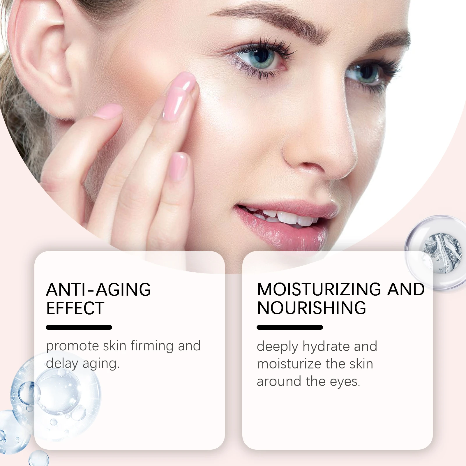 Bienengift-Augencreme, Massage unter den Augen, Augenringe, entfernen, reduzieren feine Augenlinien, erhöhen die Elastizität, feuchtigkeitsspendende Augen-Hautpflege