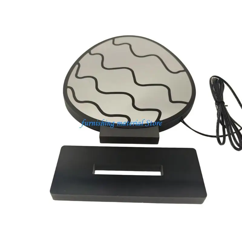 Y5GD Eggs LED Desktop Ornament Tunnel Light with Soft Glowing PVC Texture