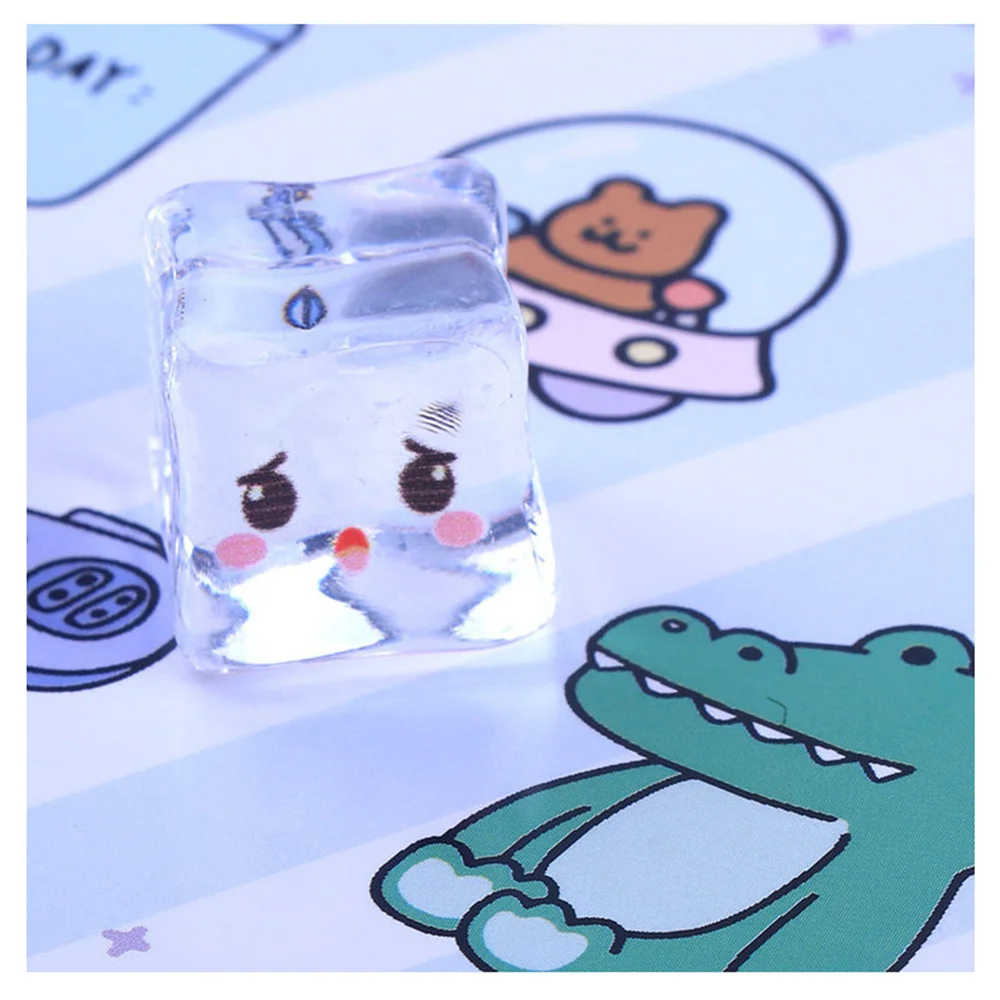 Accessories Transparent Color Design Cream Glue Accessories Luminous Design Plasticine Resin Accessories Cartoon Expression Toys