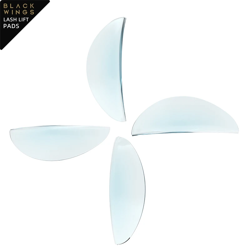 BLACKWINGS2Pair 2Size Silicone Eyelash Perm Pad Lifting Lashes Rods Shield 3D Eyelash Curler Accessories Applicator Makeup Tools view 6