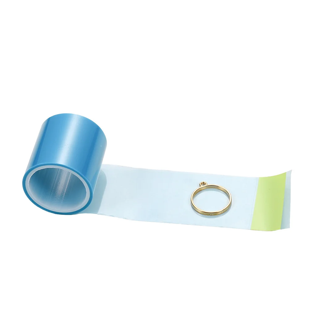 Seamless Tape Uv Glue Crystal Glue Paper Tape DIY Hollow Metal Frame Jewelry Resin Glue Adhesive Leakproof Green Blue Tape Paper