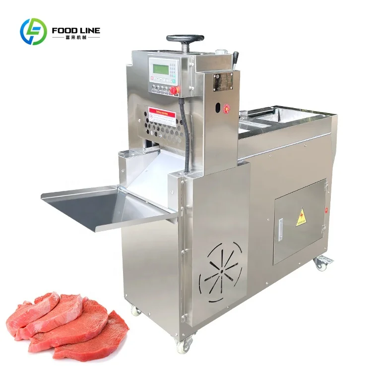 

Fully Automatic Electric Meat Slicer Cutter Industrial Frozen Meat Machine/chopped Machine