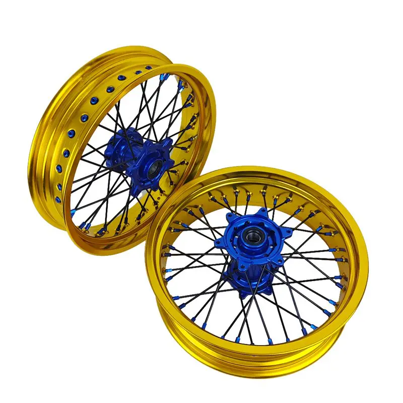 High Performance 17 Inch Alloy Supermotard Wheels Supermoto Wheels Motorcycle Wheels