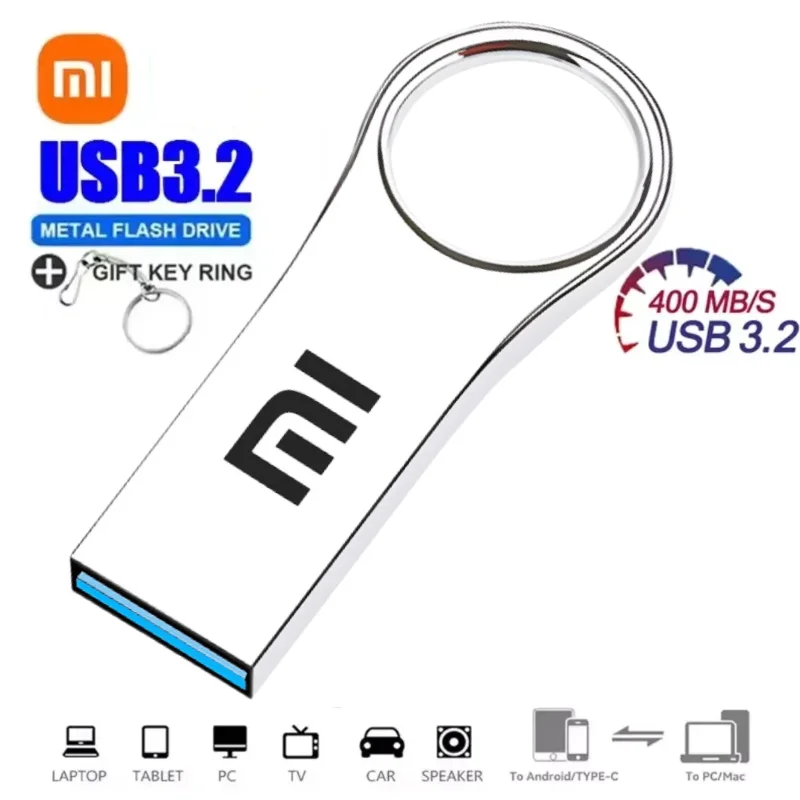 USB-флеш-накопитель Xiaomi в металлическом корпусе, 3,0 Гб, 256 ГБ