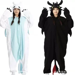 Black Animal Kigurumi Adults Onesies Women Men Pajamas Halloween Costumes Cosplay Jumpsuit Birthday Christmas Gift Toys