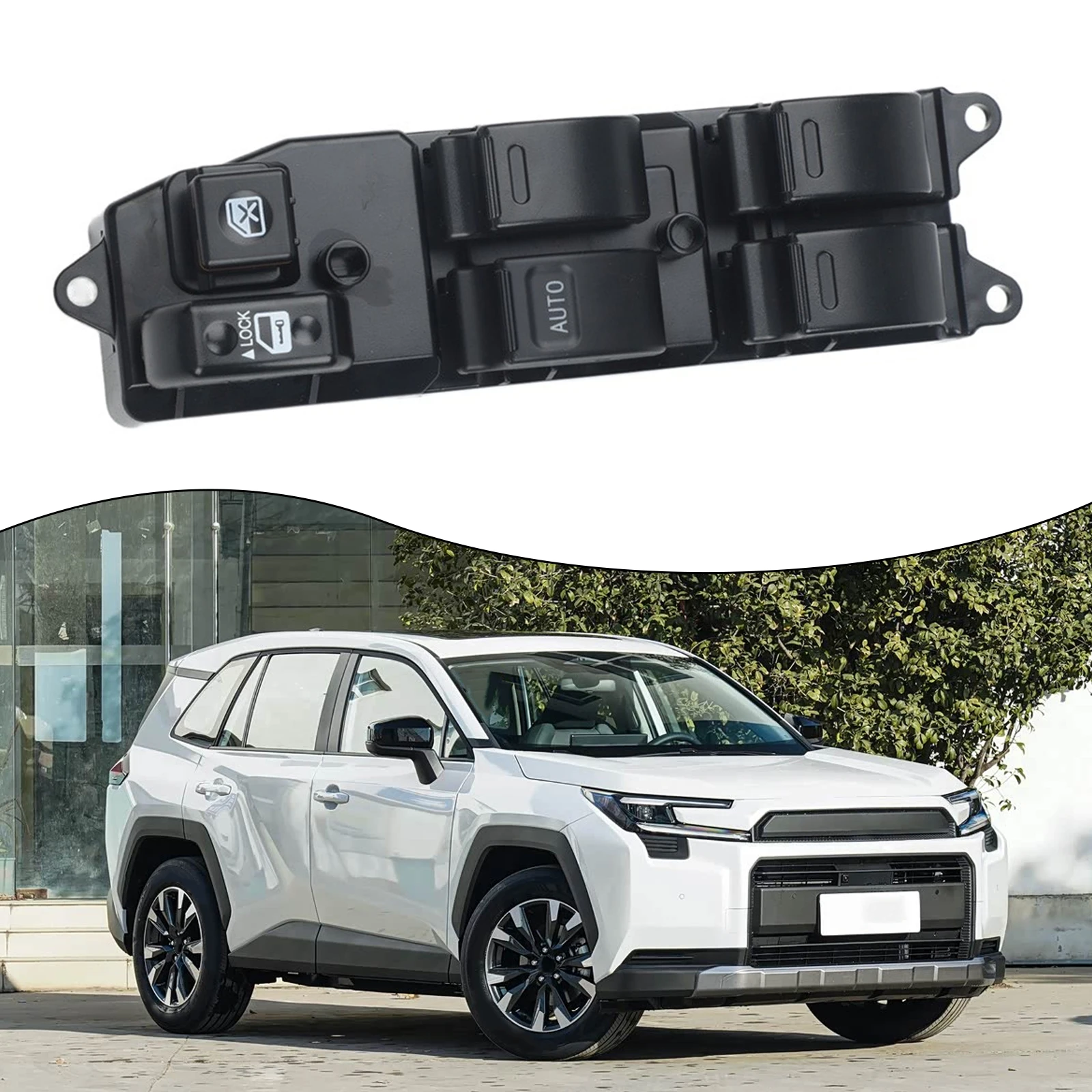 Car Window Repair Door Switch Replacement Power Window Switch Door Control Module Black Front Left Driver Position
