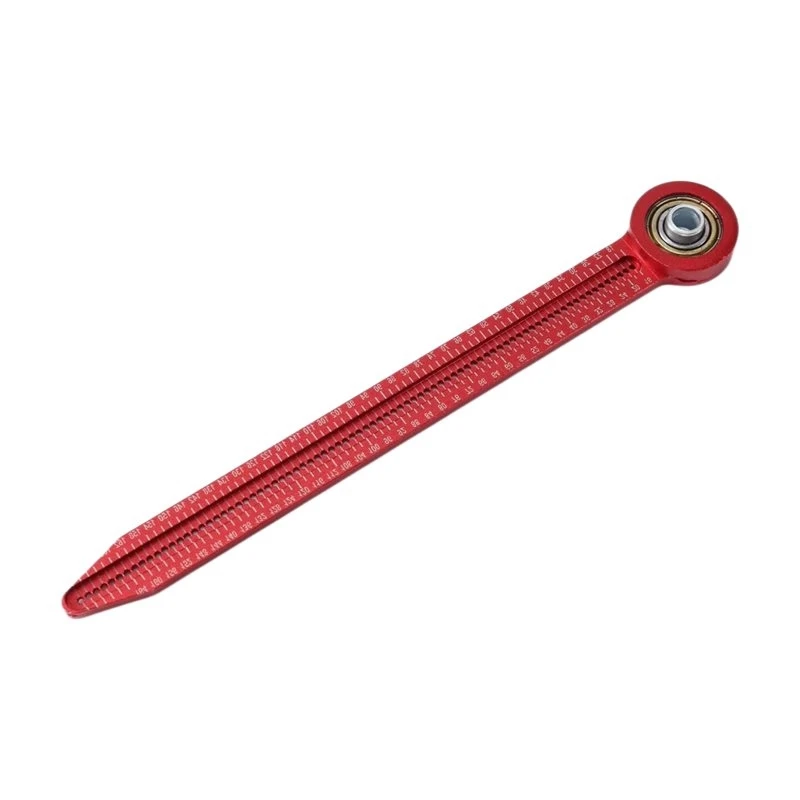 T21C Circular Drawing Tool 360 Degree Rotating Aluminum Alloy Woodworking Compass Scriber For Metric And Imperial Systems