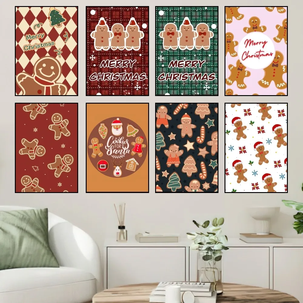 Cute C-Christmas S-Sweets Poster Prints Wall Painting Bedroom Living Room Decoration Office Home