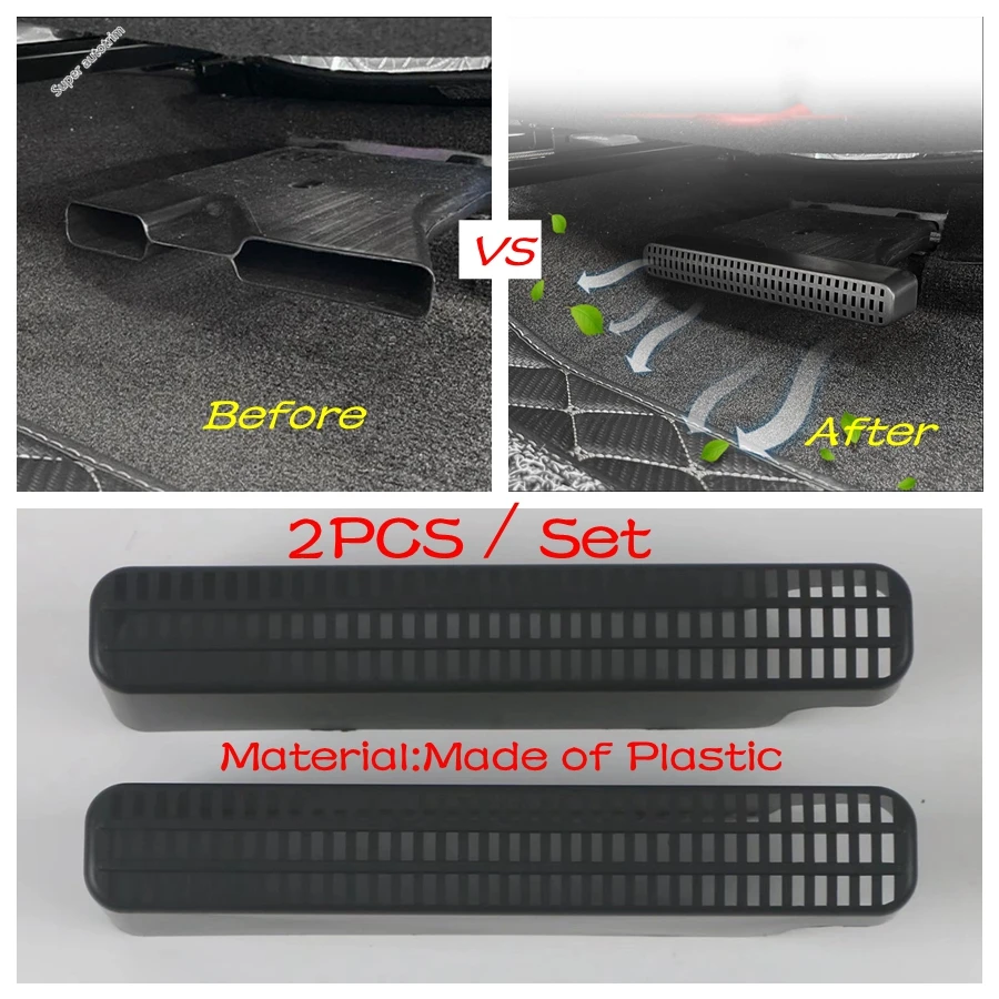 Seat Under Floor Air AC Conditioning Vent Outlet Dust Cover Accessories For Hyundai Tucson NX4 2021 - 2025 /SANTA CRUZ 2022 2023