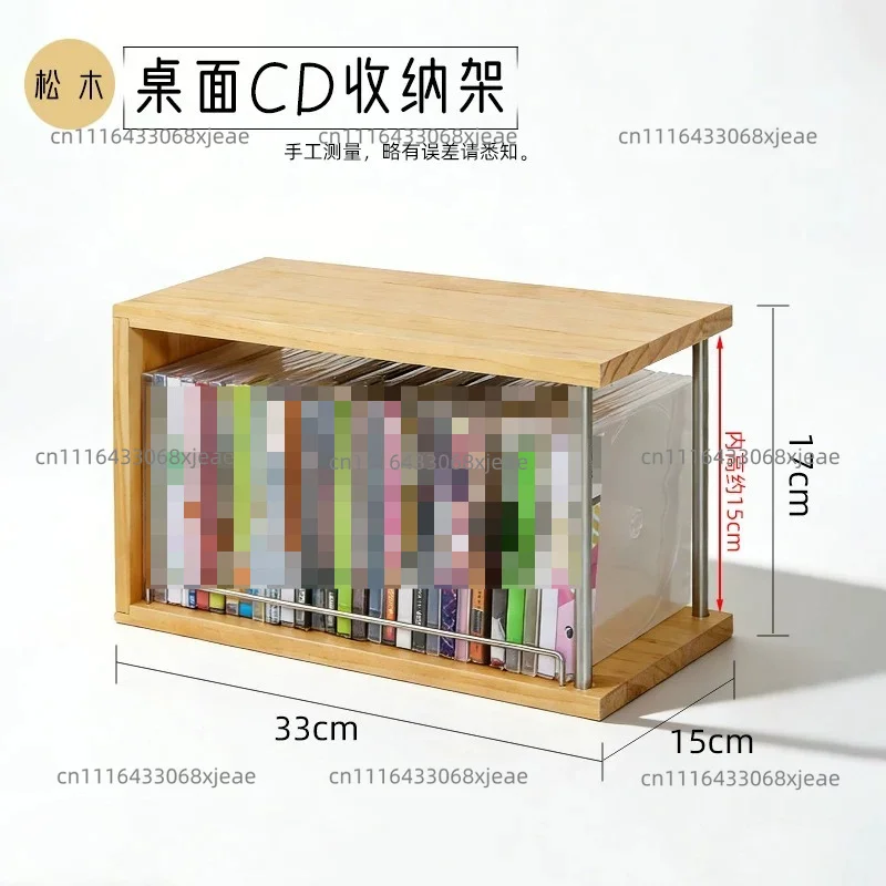 Desktop CD Storage Rack For Home Storage And Organization