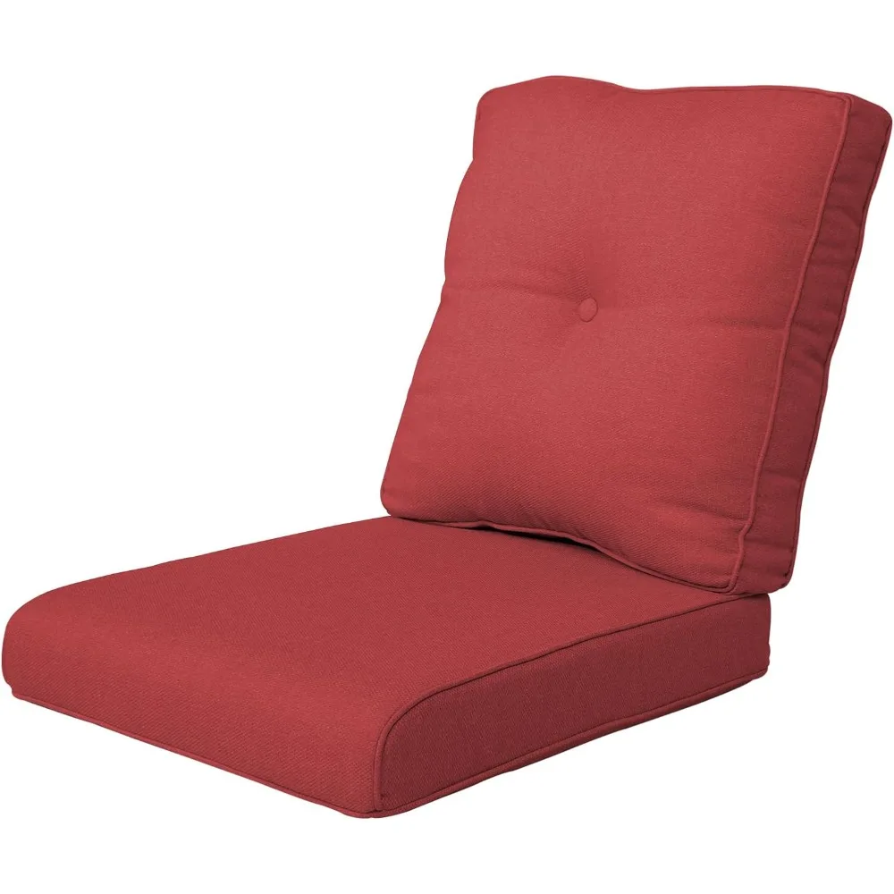 

Patio Cushions for Outdoor Furniture - 22×24 Inches High Back and Deep Seating Outdoor Cushion for Patio Chairs Sofa Cou